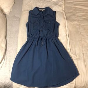 Blue Sleeveless Dress
